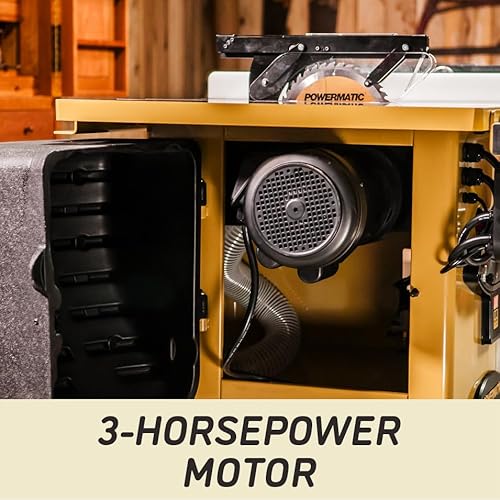 Powermatic 10-Inch Table Saw, Extension Table, 50-Inch Rip, 3 HP, 1Ph 230V (‎Model PM2000B) thumbnail 4