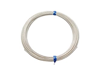 20 Gauge, 925 Sterling Silver Round Twist-Pattern Wire Dead Soft 5 Feet by CRAFT WIRE