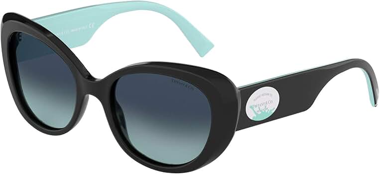 Amazon.com: Sunglasses Tiffany TF 4153 80019S BLACK, Black