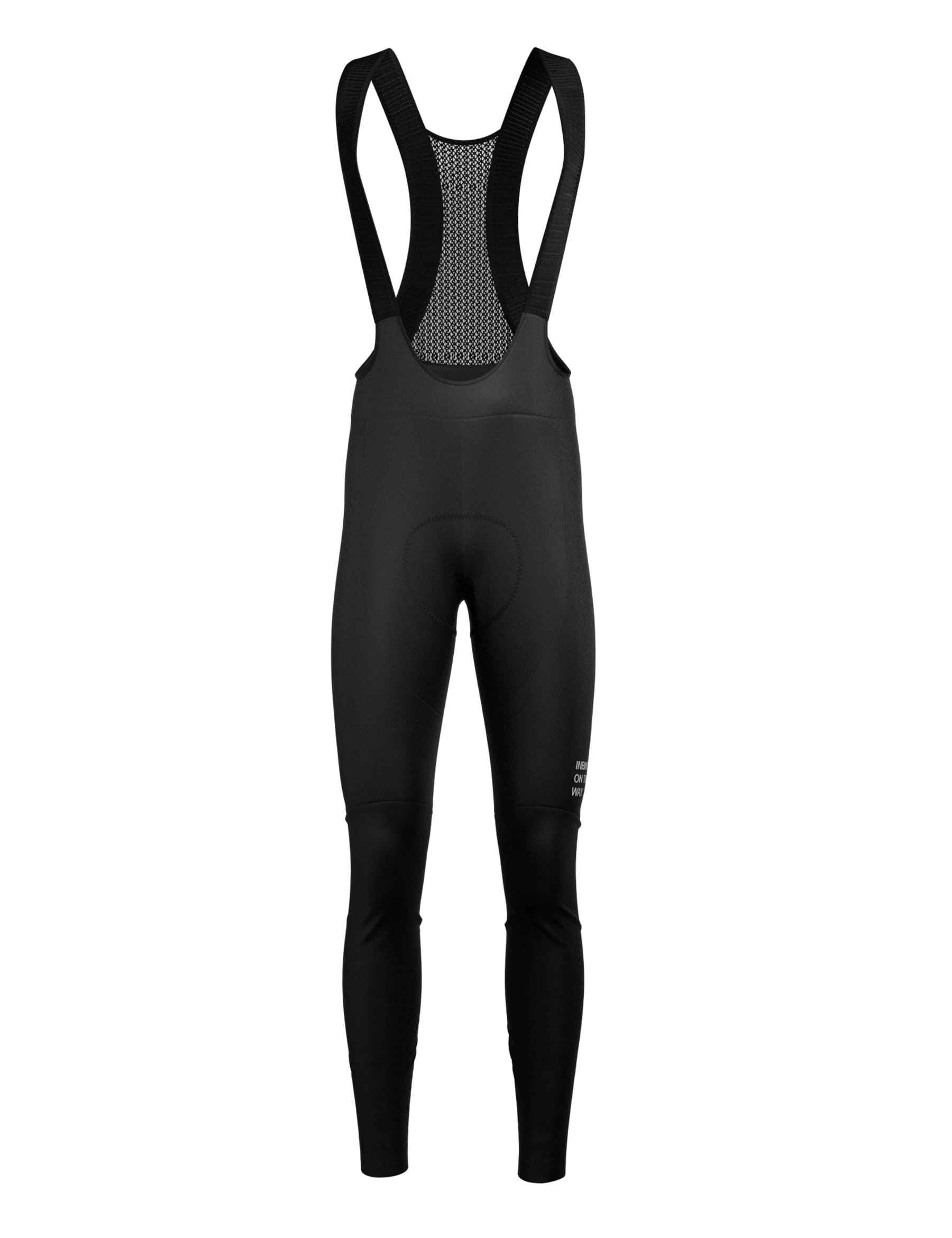 INBIKE Cuissard à Bretelles d'hiver pour Hommes 5°C-15°C Cuissard à Bretelles de Cyclisme avec Poches en Polaire Thermique Pantalon de Cyclisme Coupe-Vent en 3D Gel Réfléchissant