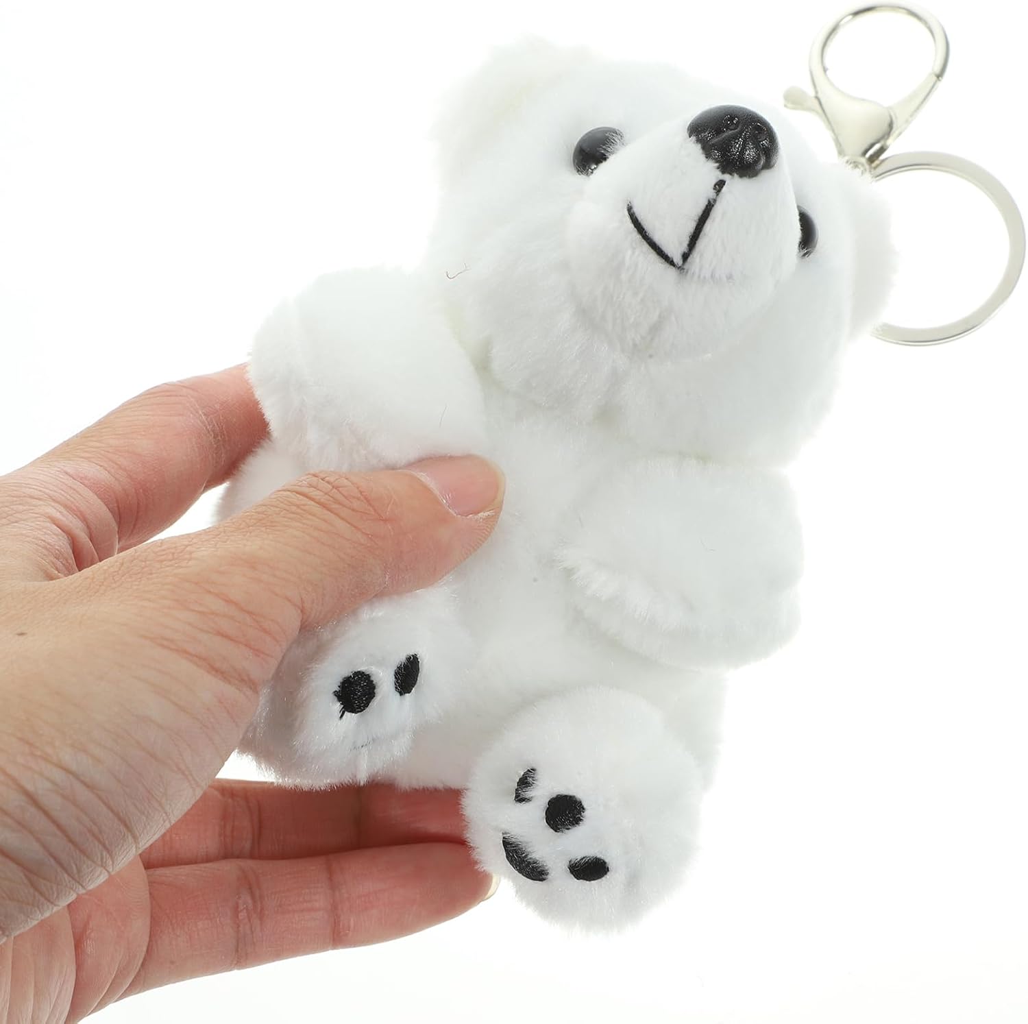 ABOOFAN Arctic Polar Animals Keychains Polar Bear Key Ring Winter Animal Cartoon Keychain Arctic Themed Party Favors for Themed Party Decorations - Image 3
