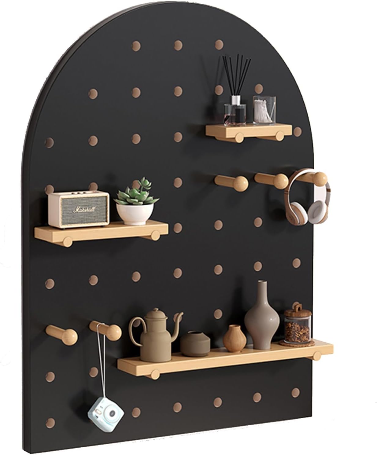 Grid Display Rack Grid Panel For Retail Display floor standing Flat Panel Display Stand，Pegboard Combination Kit, Wall Mount Peg Board, Pegboard Wall Organizer Panels, Home Office Kitchen Ga