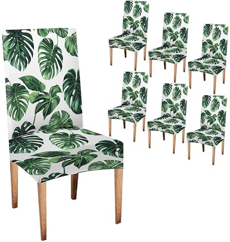 Miniatura 41 de CAPSCEOLL Fundas para Sillas De Comedor 4, Funda elástica para silla de comedor, lavable de elastano, fundas para sillas Parsons de cocina, Fundas