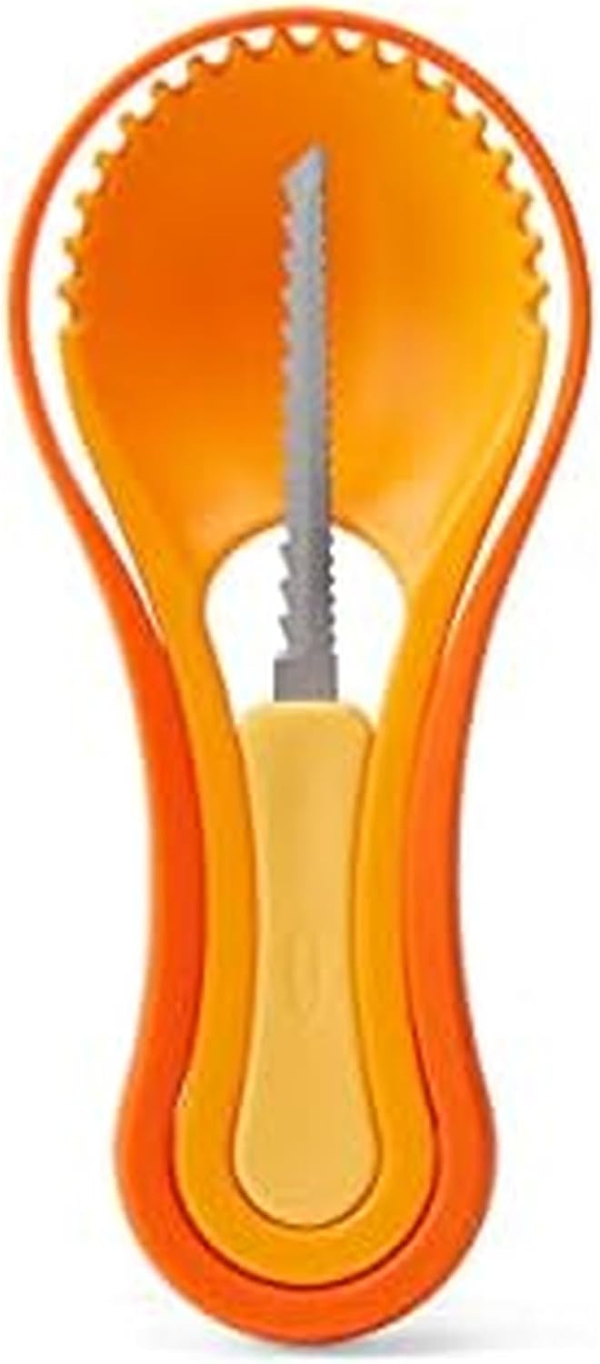 Chef'n Halloween 3-in-1 Nesting Pumpkin Tool Set,Orange