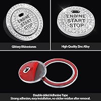 Vista 4 de 1797 Cubiertas de botón de arranque del motor para Subaru, accesorios Bling Forester Outback Impreza Legacy, calcomanía para interior de automóvil