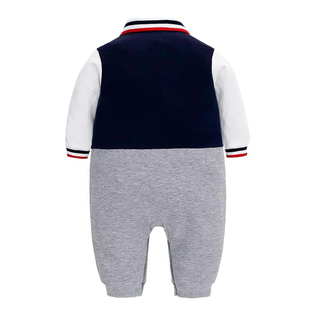 Smoking Bambino Famuka - Tutina Elegante Per Battesimo, Matrimoni E Feste, Cotone, Lavabile - Foto 2