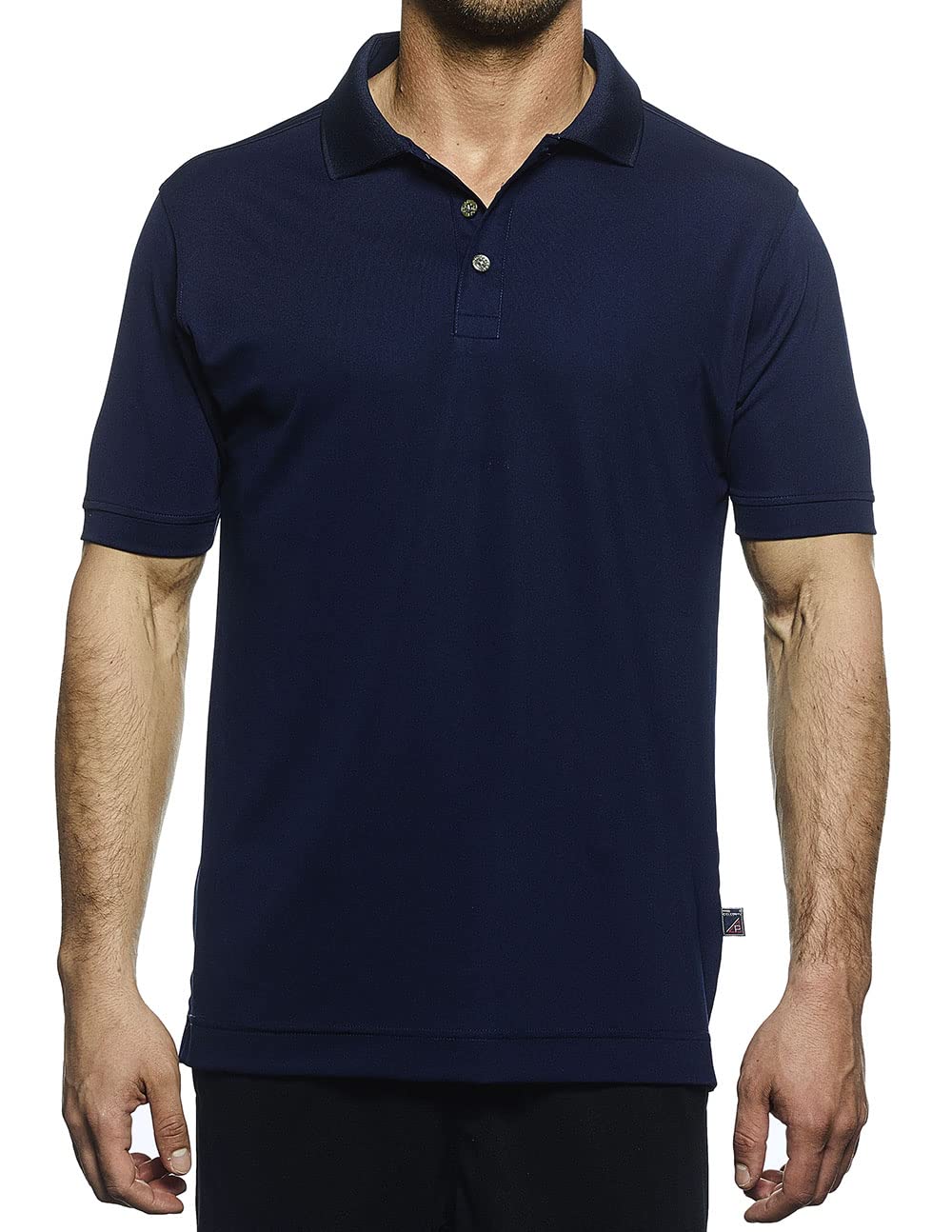 Men's Champion Polo Shirt (Large, Navy)