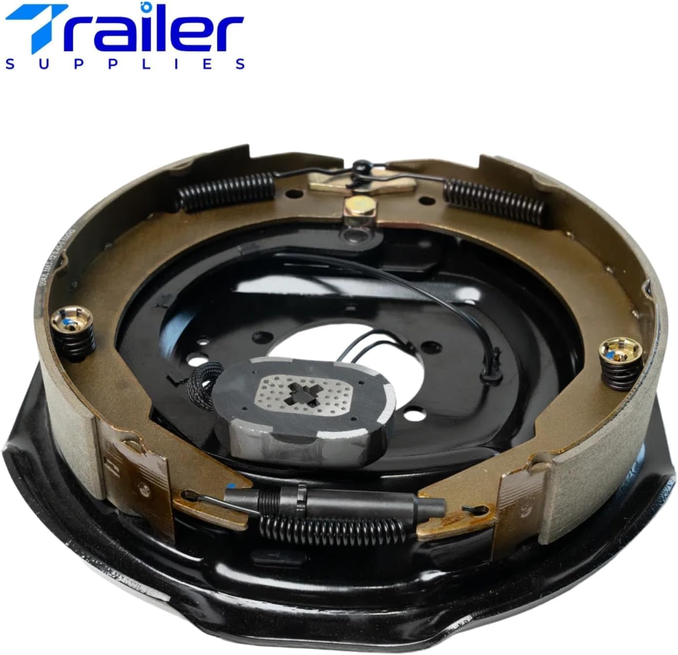 TrailerSupplies 12"x2" Brake & Drum Kit – 1 Pair for 5.2K–7K Axles – Manual Adjusting, 6 on 5.5" Hubs – Replaces Dexter K23-180-00/008-201-09