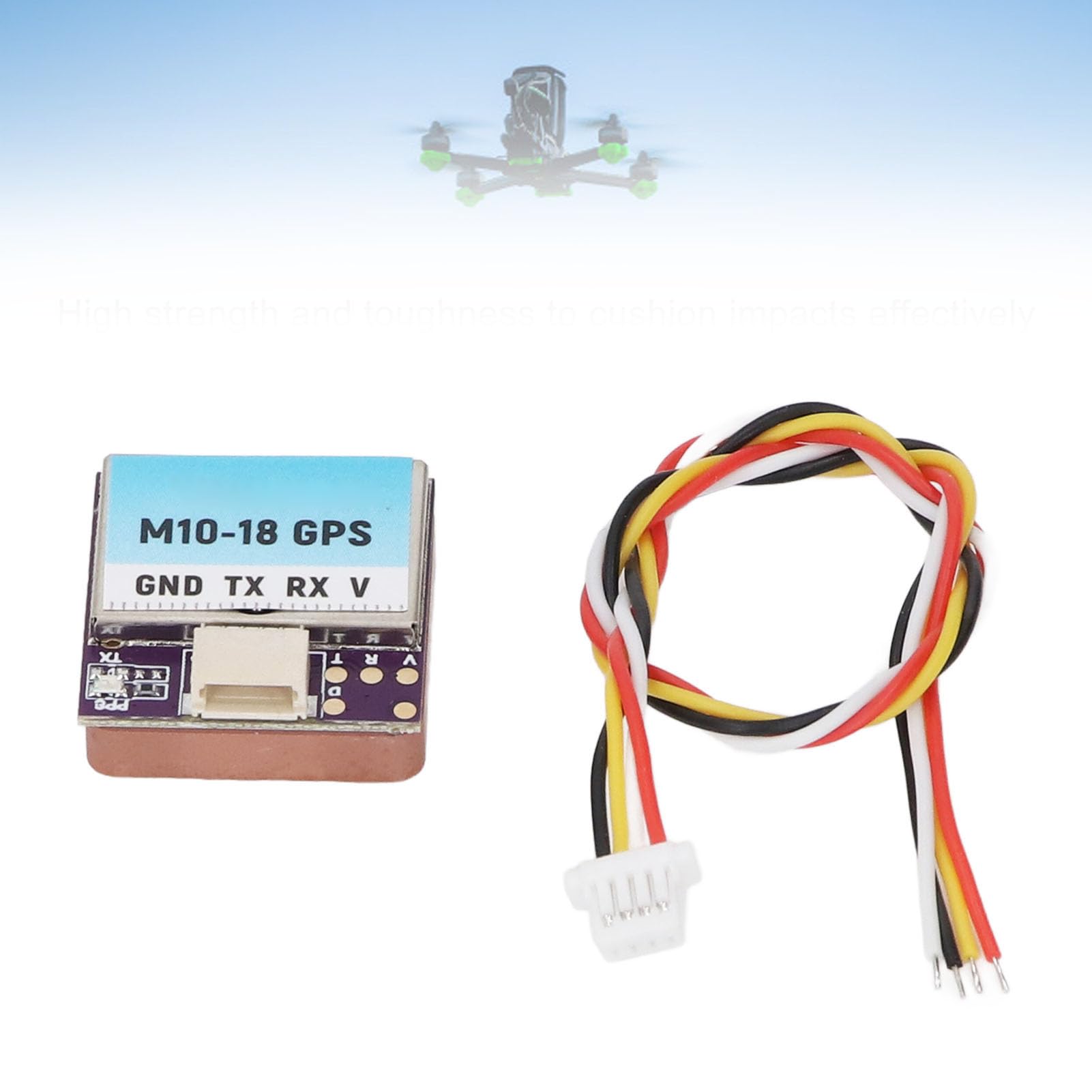 Cryfokt Modulo GPS Chip M10 Ad Alte Prestazioni con 72 di Ricerca, Ideale per GPS Drone RC, Prestazioni Robuste e Stabili