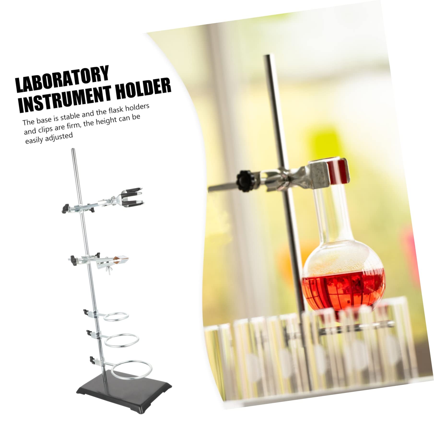 Chemischer Labor Retortenstativ 60cm aus Eisen für Experimente
