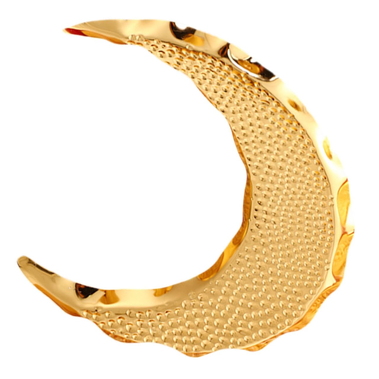 Plato de Servicio Forma de Luna Europeo Bandeja Multifuncional para Aperitivos Dulces y Frutas Decorativo y Resistente para Cocina y Restaurante