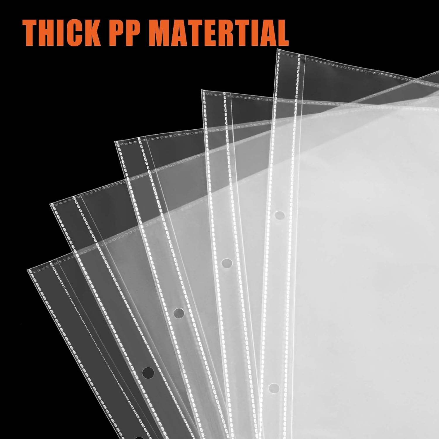 Page Protector for 11x17 Paper, 50 Pack, Tabloid Size Sheet Protectors, 11x17 Binder Sleeves