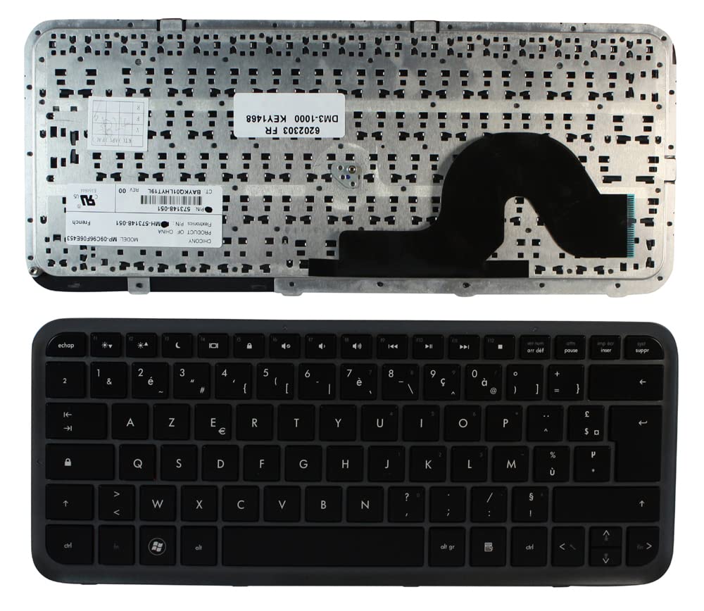Teclado Francés HP Pavilion dm3-1140es para Solucionar Teclas Rotas o Fallos de Conexión 2