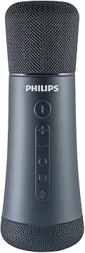 PHILIPS Bluetooth Speaker-equipped Karaoke Wireless Microphone DLM9317C Recommended for Karaoke@DAM FireTV Fire Tablet Recommended Microphone Pokekara Pokekara Compatible with Bluetooth/Wired