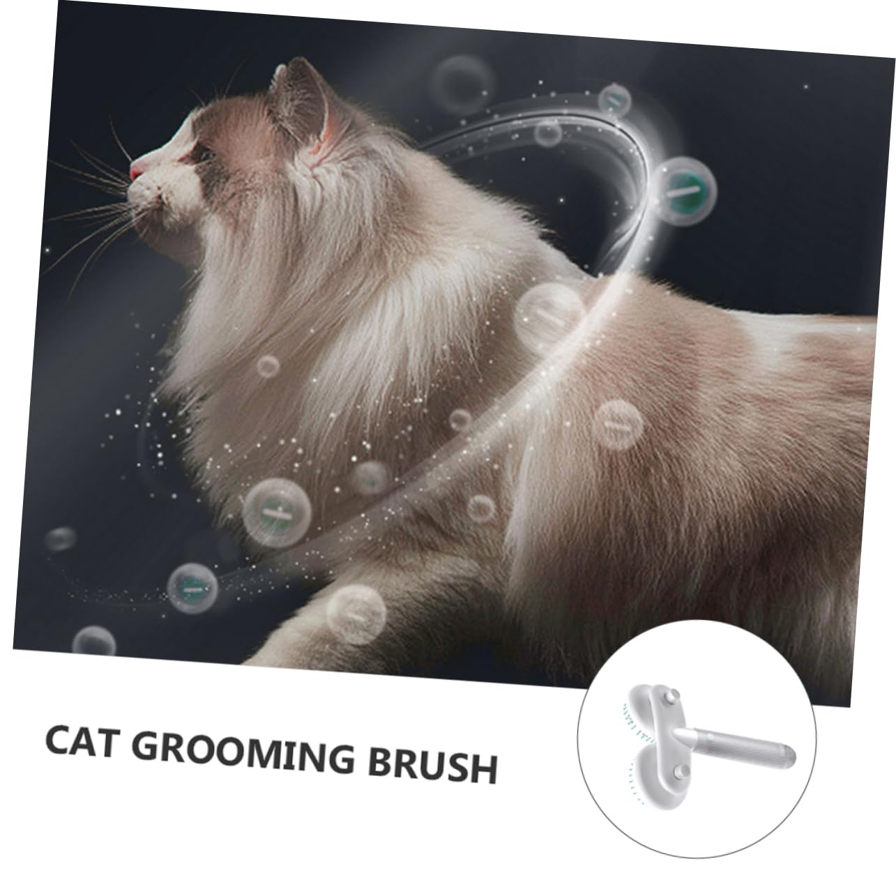 SUPVOX Cat Hair Deshedding Comb Ergonomic Grooming Tool for Dogs Cats Efficient Hair Removal Brush for Shedding and Tangles Design Fine Craftsmanship for Pet Owners