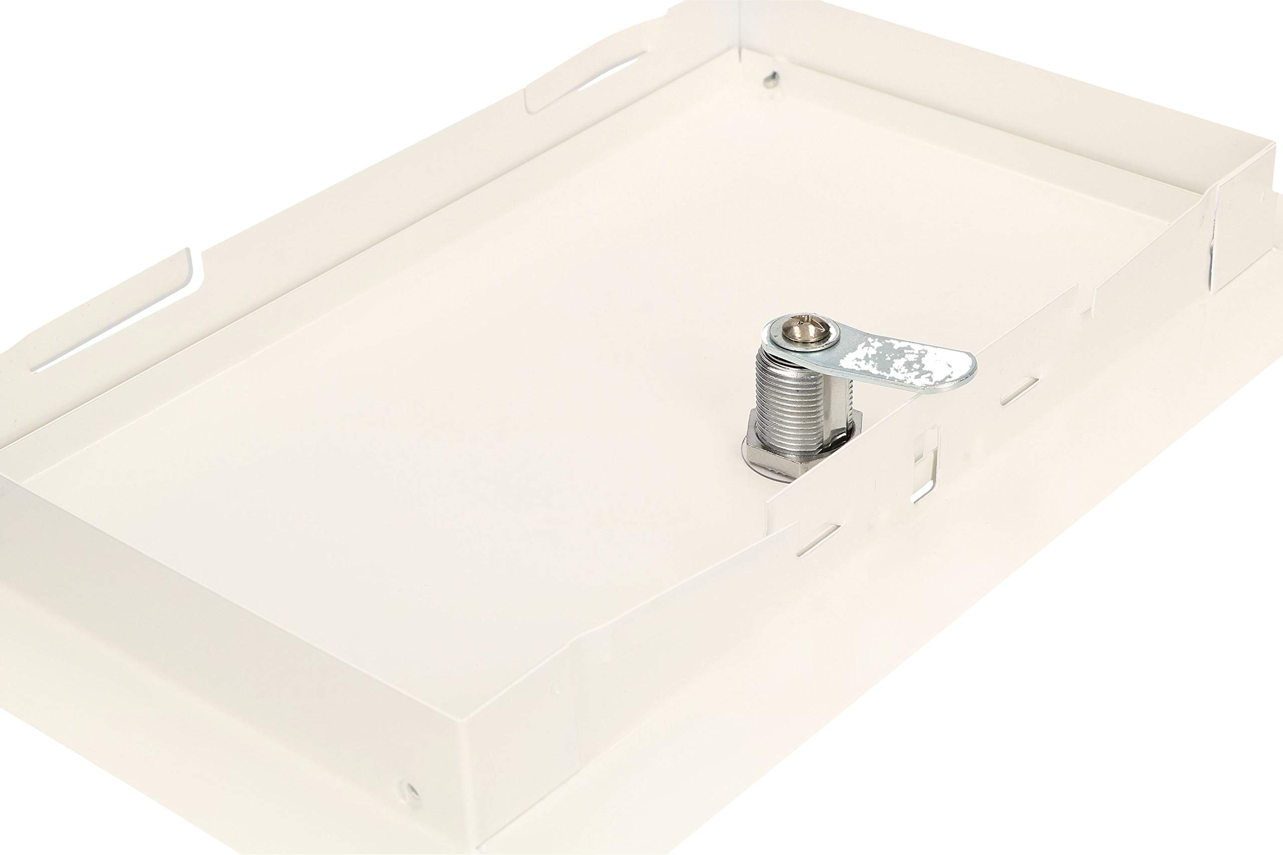 KOTARBAU® Sportello ispezione 20 x 30 cm con chiave In metallo bianco Sportello di manutenzione sportelli cartongesso