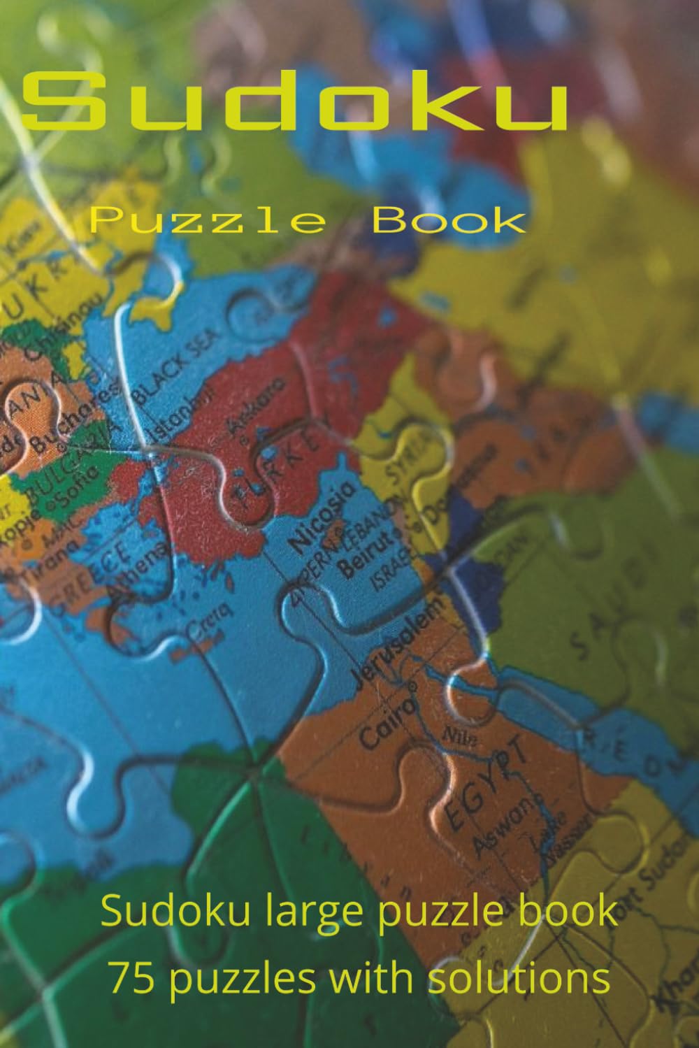 Sudoku large puzzle book: Sudoku puzzle book medium hard puzzles ,75 puzzles with solutions