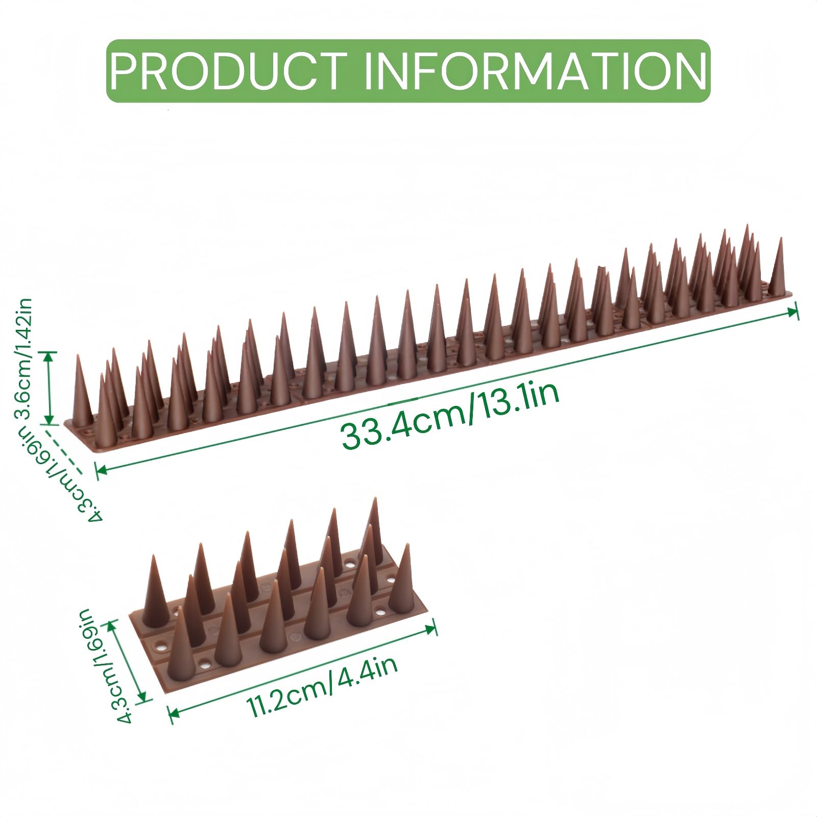 MxSplorion Bird Spikes, Pigeon Spikes for Pigeon Deterrent to Keep Bird or Animals Away - Image 2