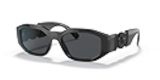 Man Sunglasses Black Frame, Dark Grey Lenses, 53MM