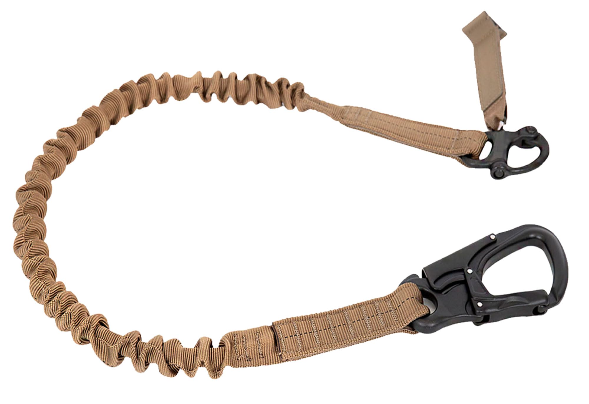 Warrior - A.S. Warrior Assault Personal Retention Lanyard Tango Carabiner + Clip SNAP (Correa de seguridad) (Coyote)
