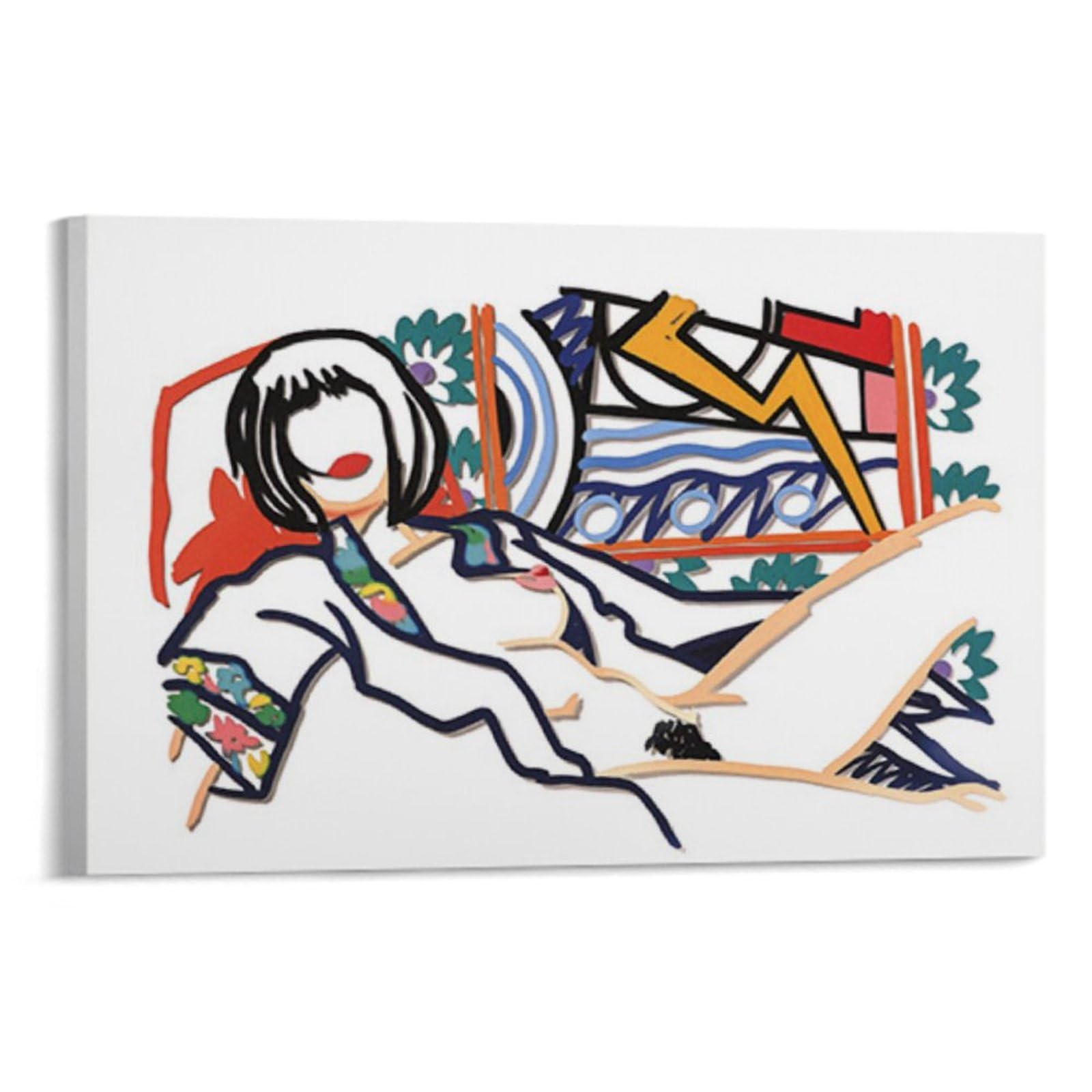 アート・デザイン・音楽 Tom Wesselmann Amazon.com: GIMOKEYS American Artist Tom Wesselmann Painting Pop