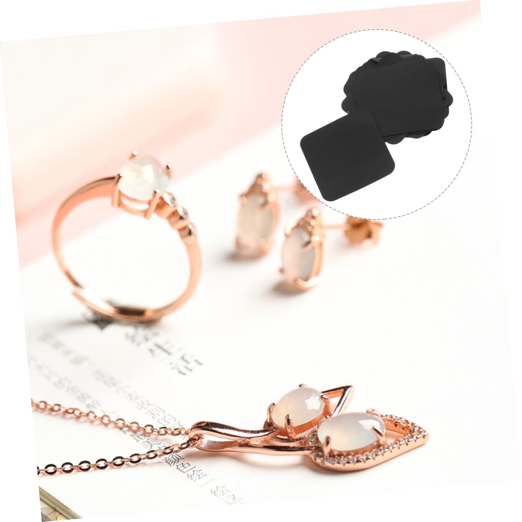 COHEALI 30pcs Anti Tarnish Strips Tarnish Prevention Strips Anti Tarnish Squares Anti Tarnish Tabs Strips Black Anti Tarnish Strip Jewelry Gold and Silver Paper - Image 4