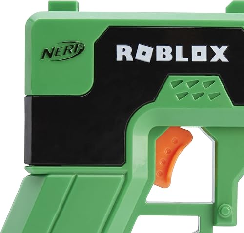 Miniatura 2 de Nerf Roblox Phantom Forces: Boxy Buster Dart Blaster, mango de cebado extraíble, 2 dardos de élite, código para desbloquear el objeto virtual en el