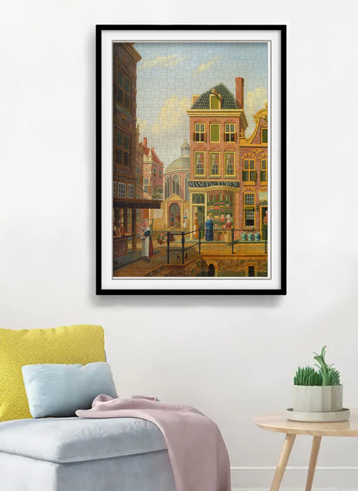 Puzzle per adulti in legno da 7000 pezzi Decorazione per feste di intrattenimento per il tempo libero, regalo d'arte cittadina europea