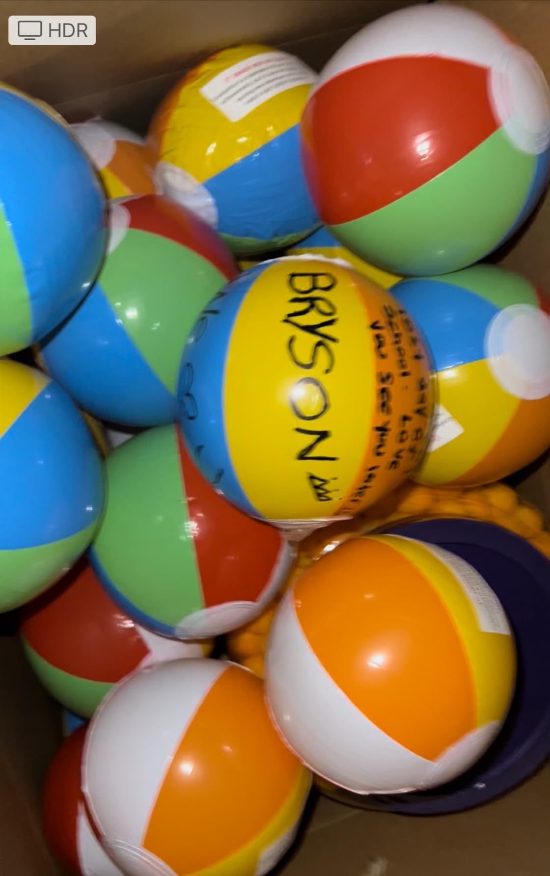 Top Race Mini Beach Balls Bulk Inflatable Rainbow Beach Ball, Sport Ball