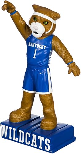 Team Sports America NCAA University of Kentucky Fun Colorful Mascot Statue 12 Inches Tall