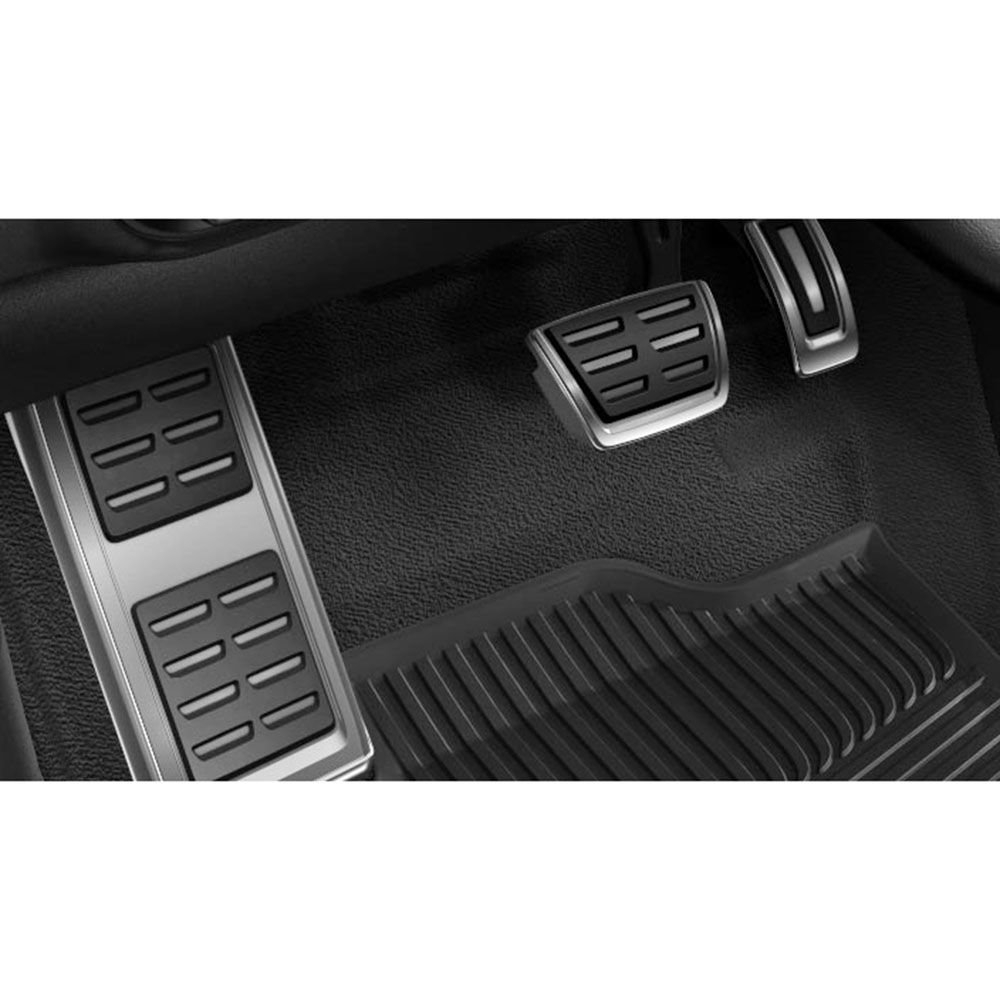 Audi 80B064205A Edelstahl DSG Pedalkappen Fußstütze Interieur Automatikgetriebe