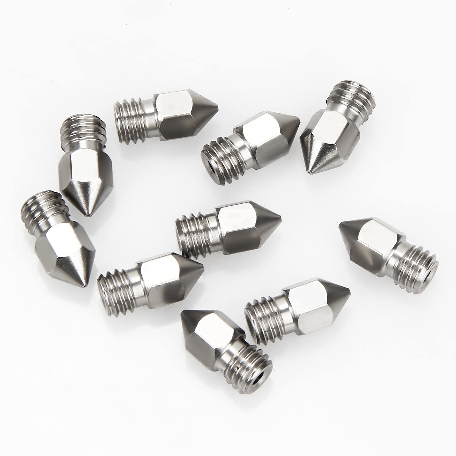 28 Ugelli Stampante 3D MK8 - Set In Ottone E Acciaio Inox Per Creality Ender 3, CR-10 E Altri Modelli - Foto 3