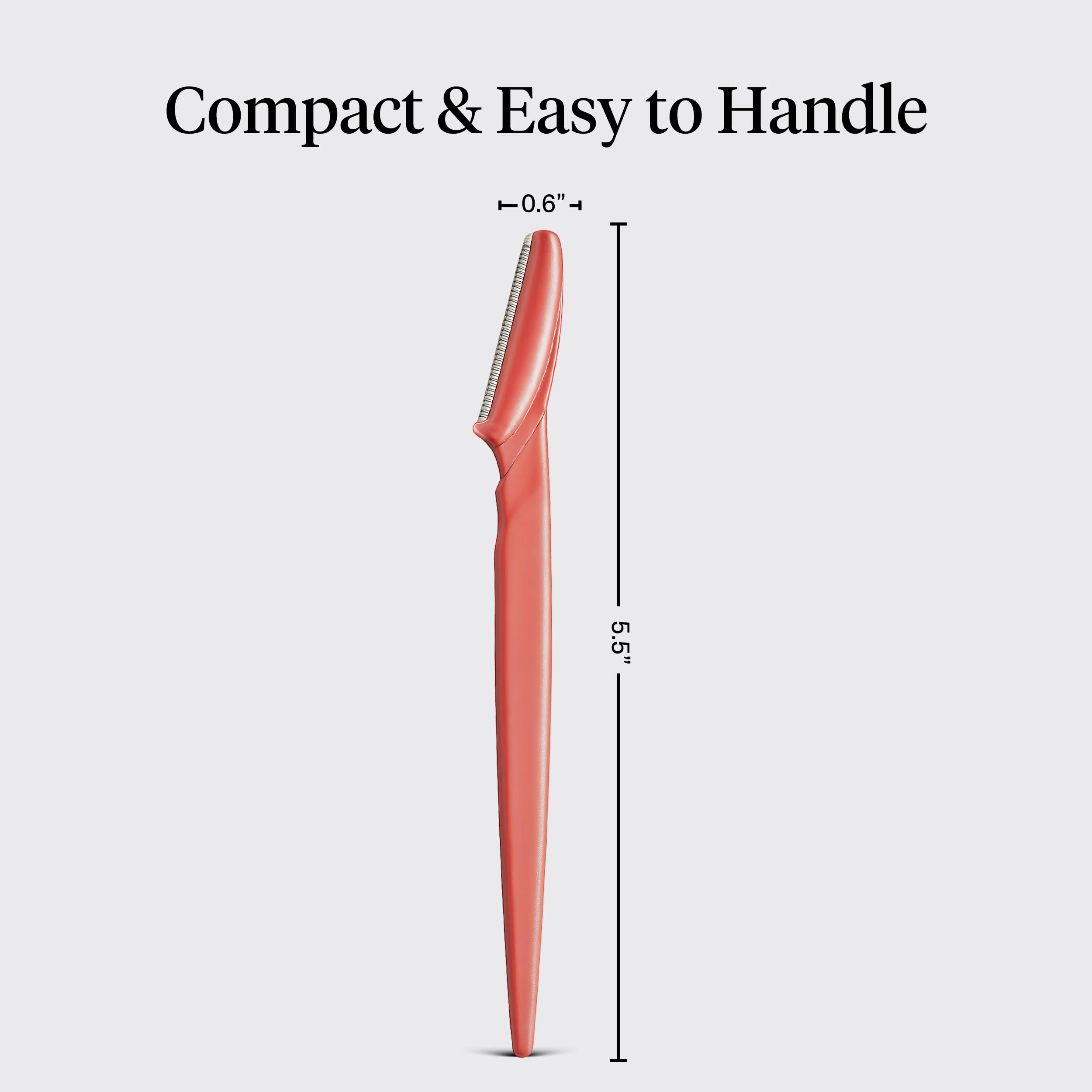 Kitsch Dermaplane Razor for Women Face – Coral, 6 pcs view 4