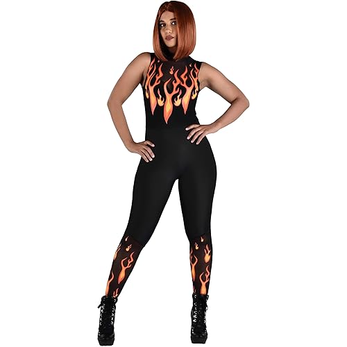 Devil Flames Catsuit