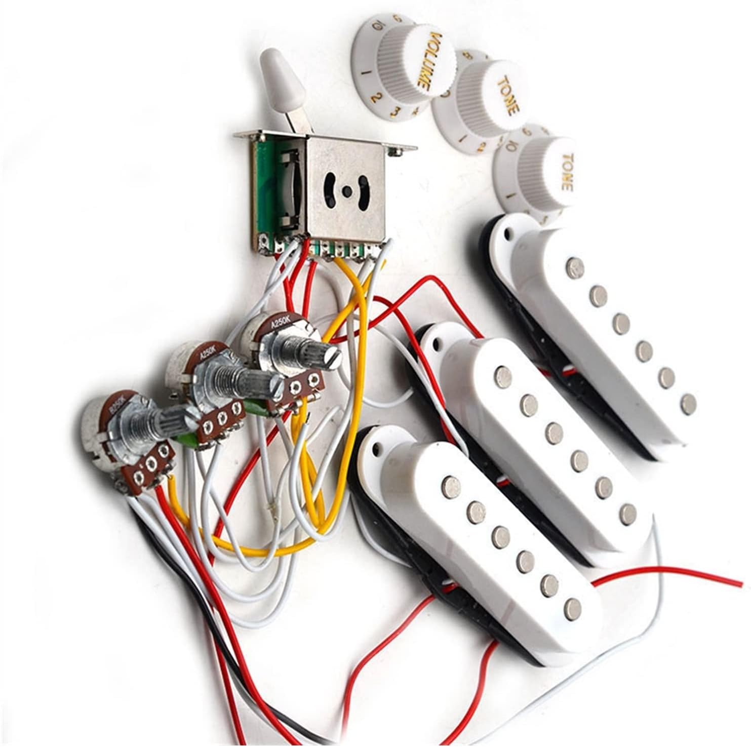 TSTS Guitar Prewired Harness Electric Guitar Pickup Wiring