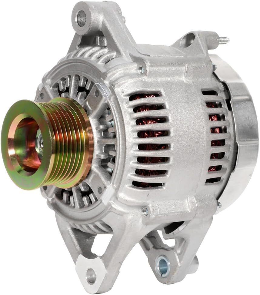 New Alternator Stable High Output Compatible for Dodge for Ram 1500 1999-2001 or Dodge for Dakota 1999-2000 Alternator Rebuild Kit Replace 13824
