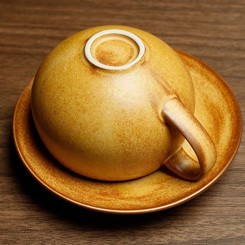 Porcelanowy kubek do kawy ze spodkiem, Ceramiczny zestaw filiżanek i spodków do kawy restauracji śniadaniowej podwieczorkowej