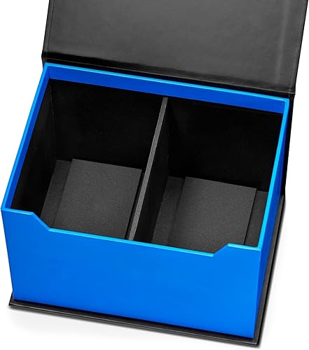 Miniatura 5 de Toploader - Estuche de almacenamiento para tarjetas coleccionables | Caja magnética abatible de 2 filas con soportes divisores ajustables |