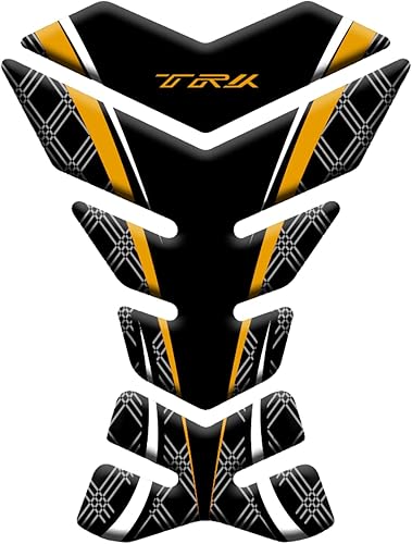 Vista 5 de Motorcycle Stickers Fuel Tank Sticker Fishbone Protective Decals for B-enelli TRK502 TRK 502 Tkr502,17 Orange