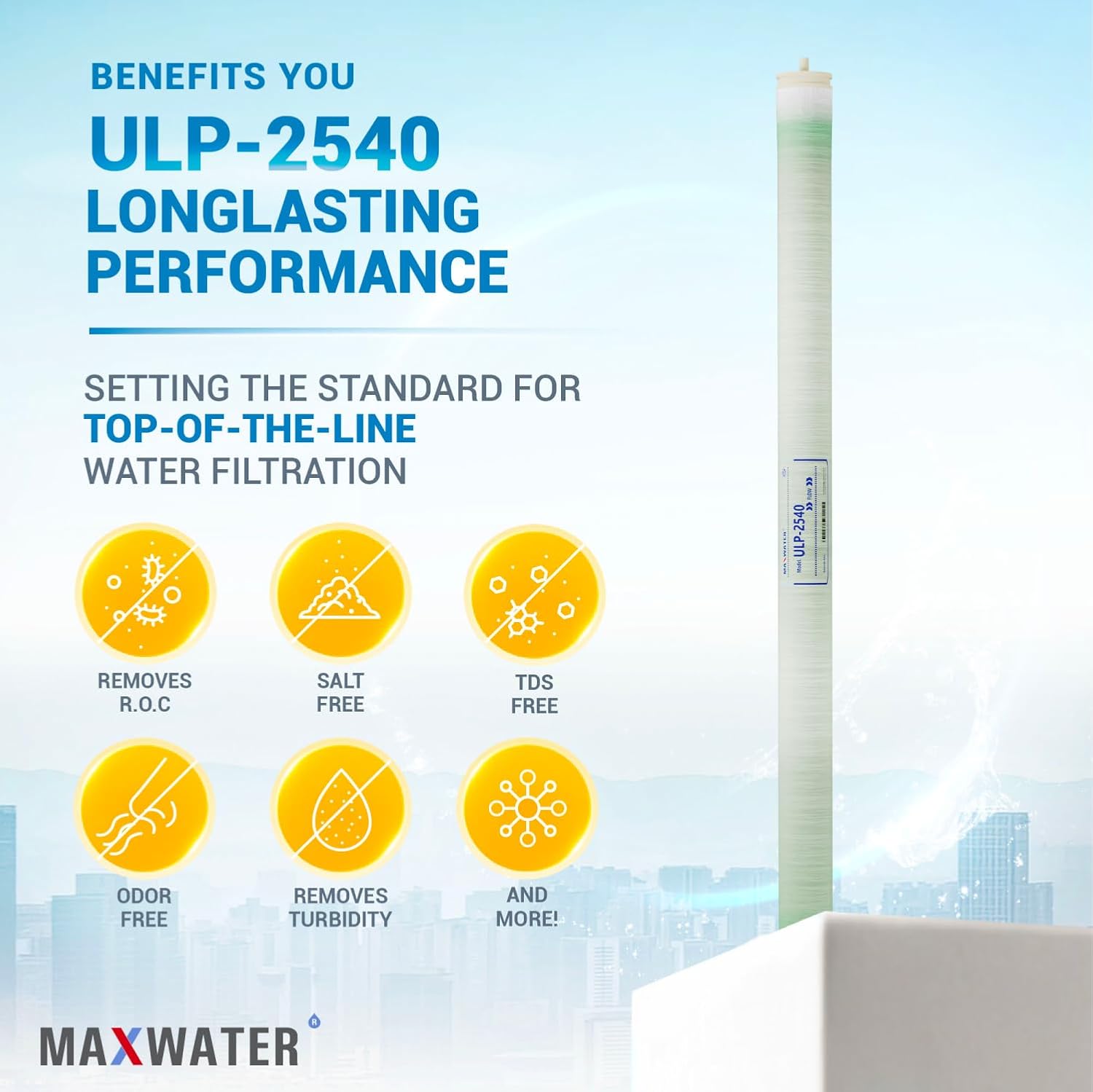 2540 Industrial filteration Reverse Osmosis Membranes (ULP-2540)