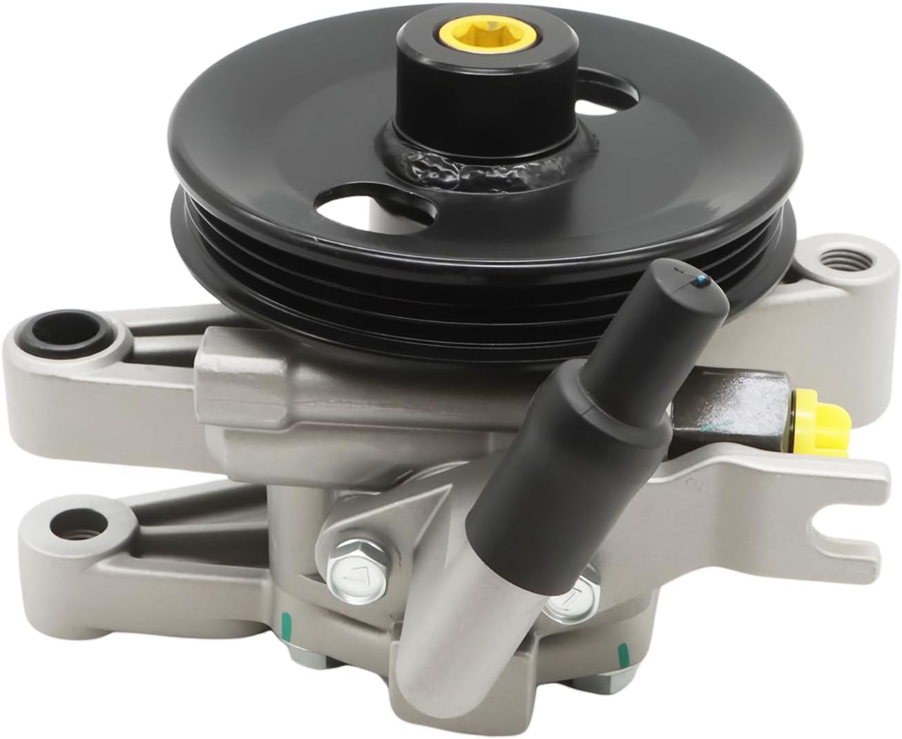 21-5440 Power Steering Pump with Pulley Compatible with 2005-2009 Tucson, 2004-2009 Spectra, 2005-2009 Spectra5 2.0L Power Assist Pump 57100-2E000