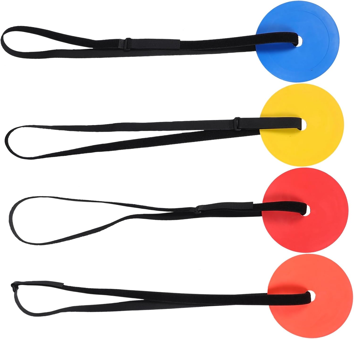 KOMBIUDA 4pcs Soccer Training Discs TPE Material Positioning Enhanced Visibility for Skill Enhancement Soccer and Hockey Practice
