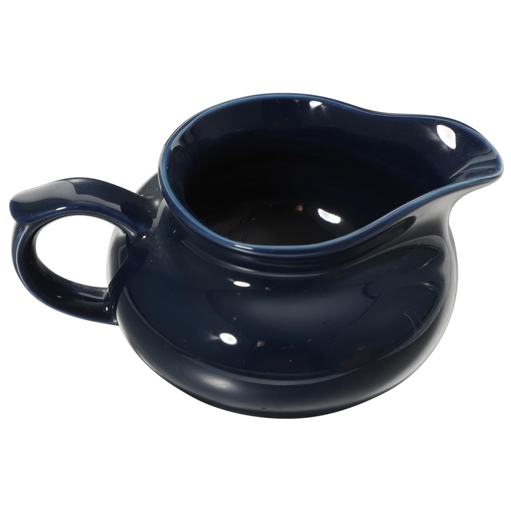 OUNONA Ceramic Gravy Boat Elegant Sauce Cup for Condiments Dipping Sauces and Dressings for Home Restaurants and Parties Stylish Table Decor