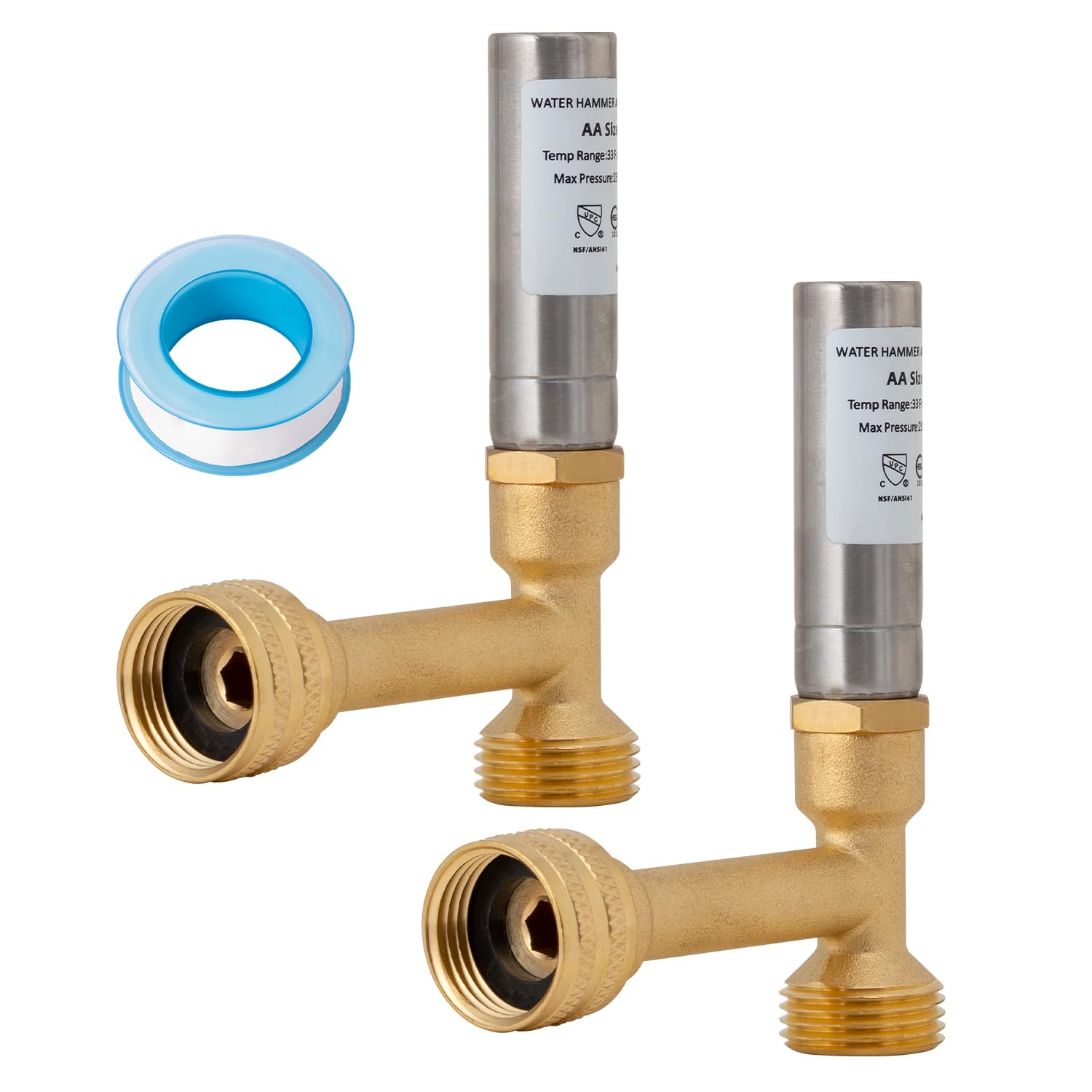 SUNGATOR Water Hammer Arrestor, 3/4 GHT Thread For