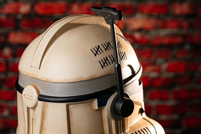 Novanime Rex Sisak - Star Wars Cosplay Jelmez Maszk Részletgazdag Gyűjtői Darab, PVC Anyagból, 20-24,4 Hüvelykes Fejméret