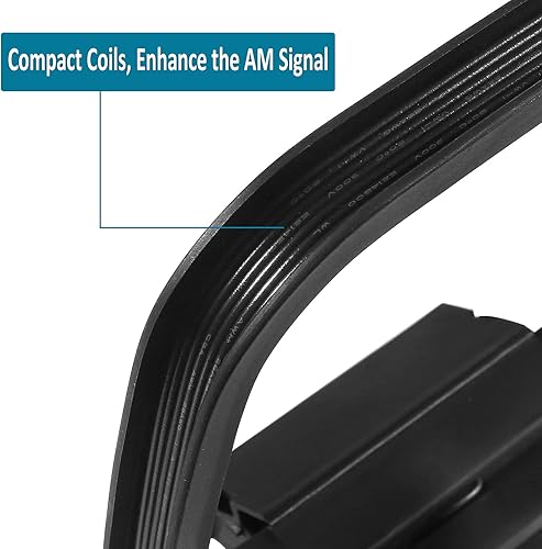 Miniatura 3 de Antena de bucle AM 2 Pin Antena de alambre desnudo para radio interior Bluetooth Home Receptor estéreo AV AudioTheater