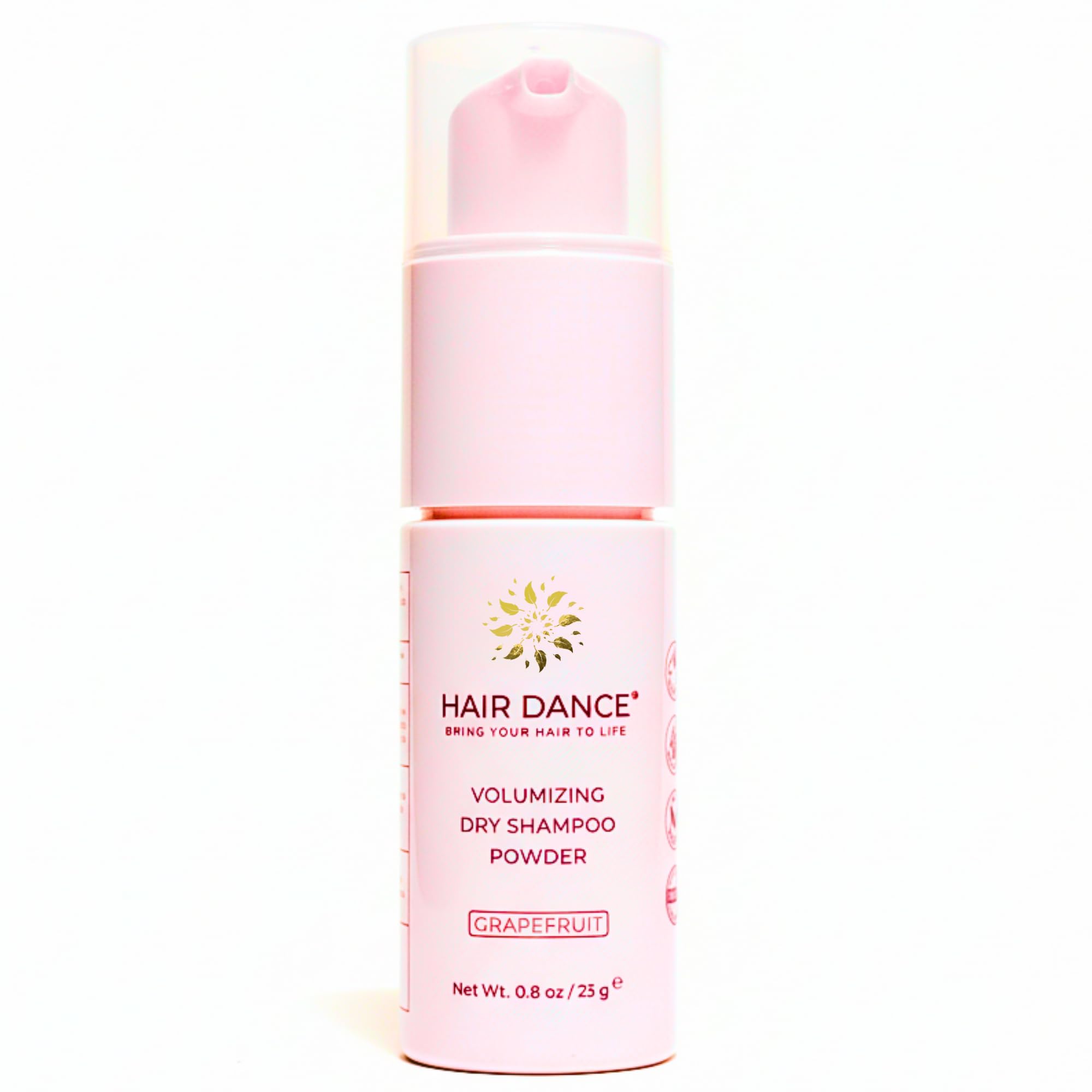 Hair Dance Dry Shampoo Powder Non-Aerosol Travel Size Natural Organic Made in USA No Benzene Vegan Cruelty Free
