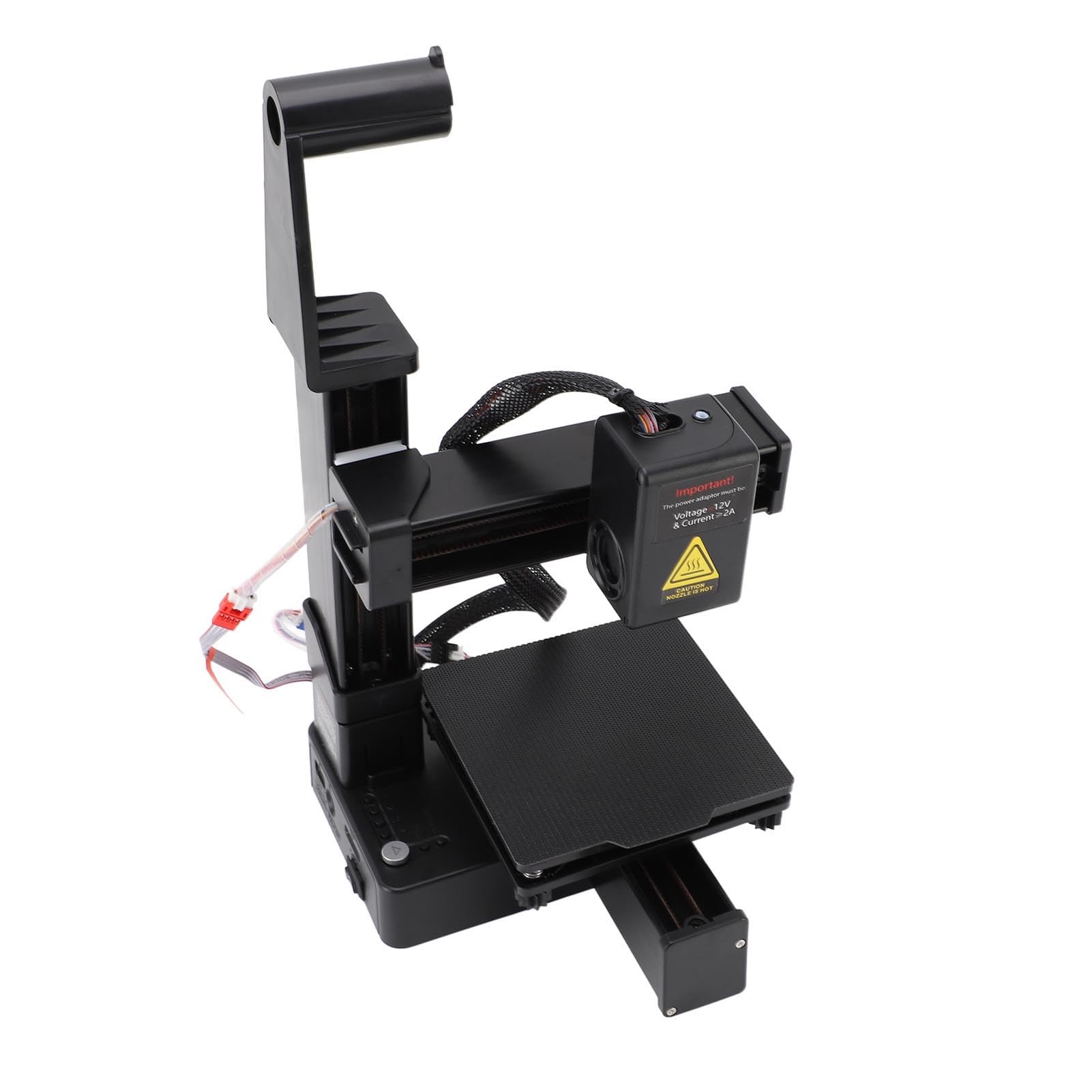 Domary Piccola Stampante 3D 40mm/s 100x100x100mm Dimensioni di Stampa Facile Stampa con un Ideale per Principianti (Nera)