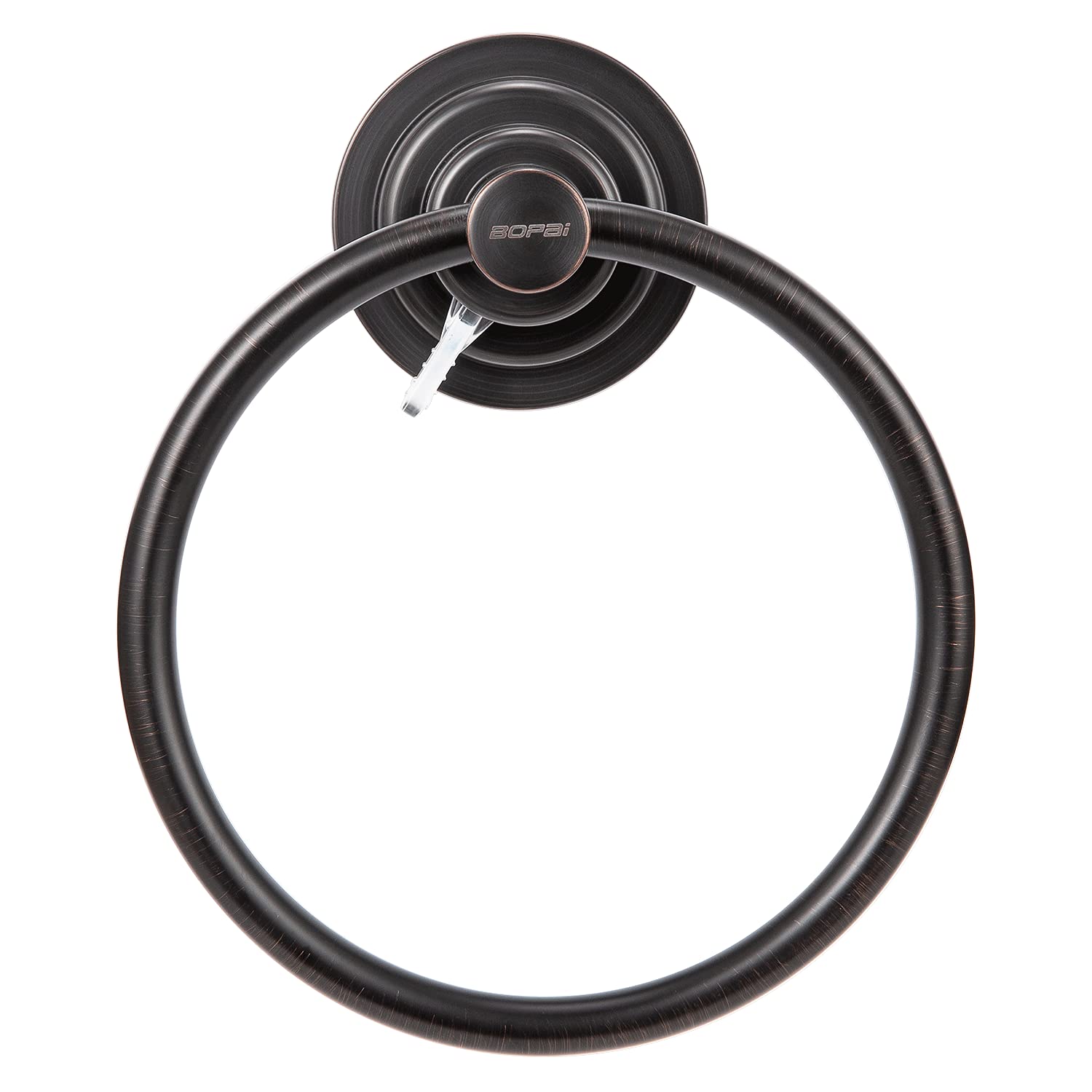 Anneau porte-serviette rond ORB à ventouse pour salle de bain