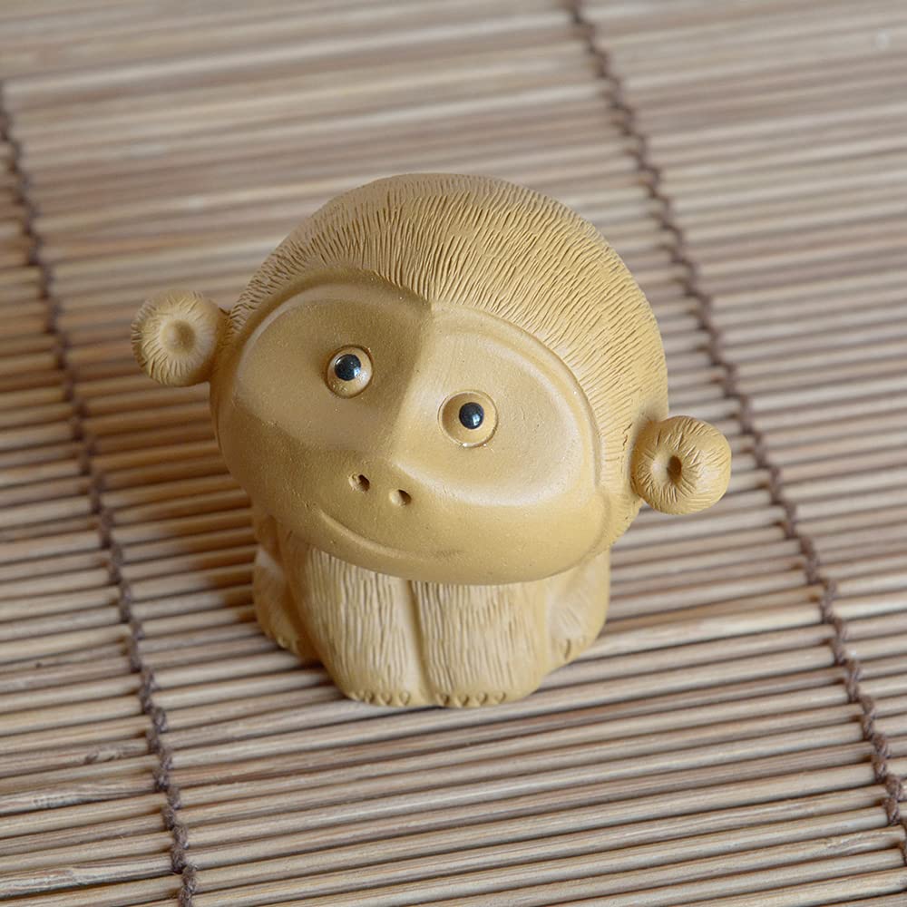 TEA SOUL | Statuina da Tè Lovely Monkey in Creta Yixing